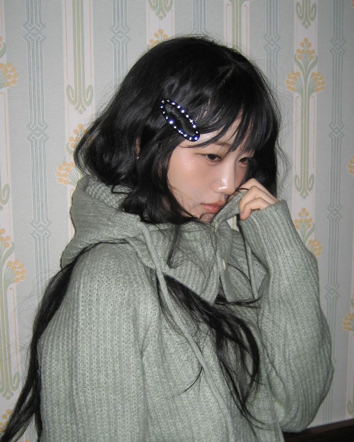 잇더즌매터(IT DOESN'T MATTER) Dazzle cubic hair pin (Black)