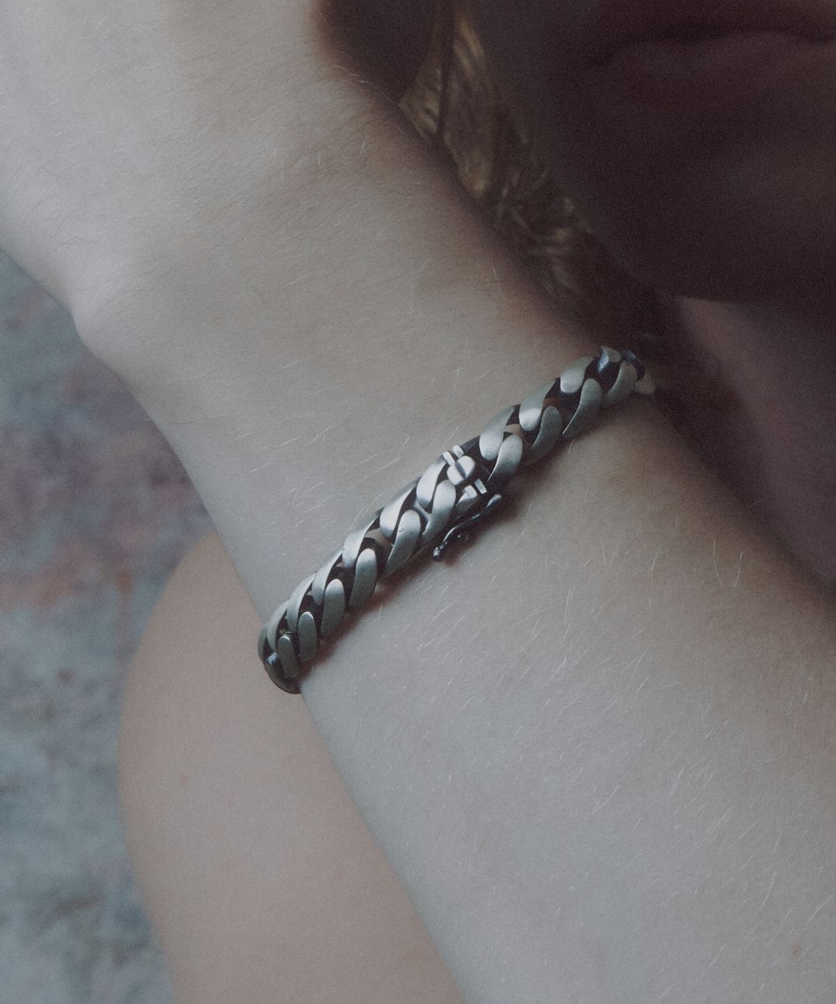 더스틸룸(THESTILLROOM) [SILVER] #B2524 Bold chain bracelet