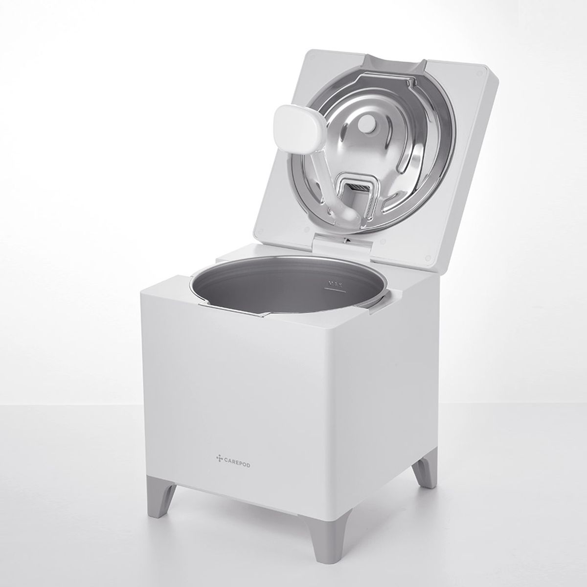 케어팟(CAREPOD) 저온가열 자동살균 저전력 대용량 스텐 큐브 가습기 X50V 스탠드 세트