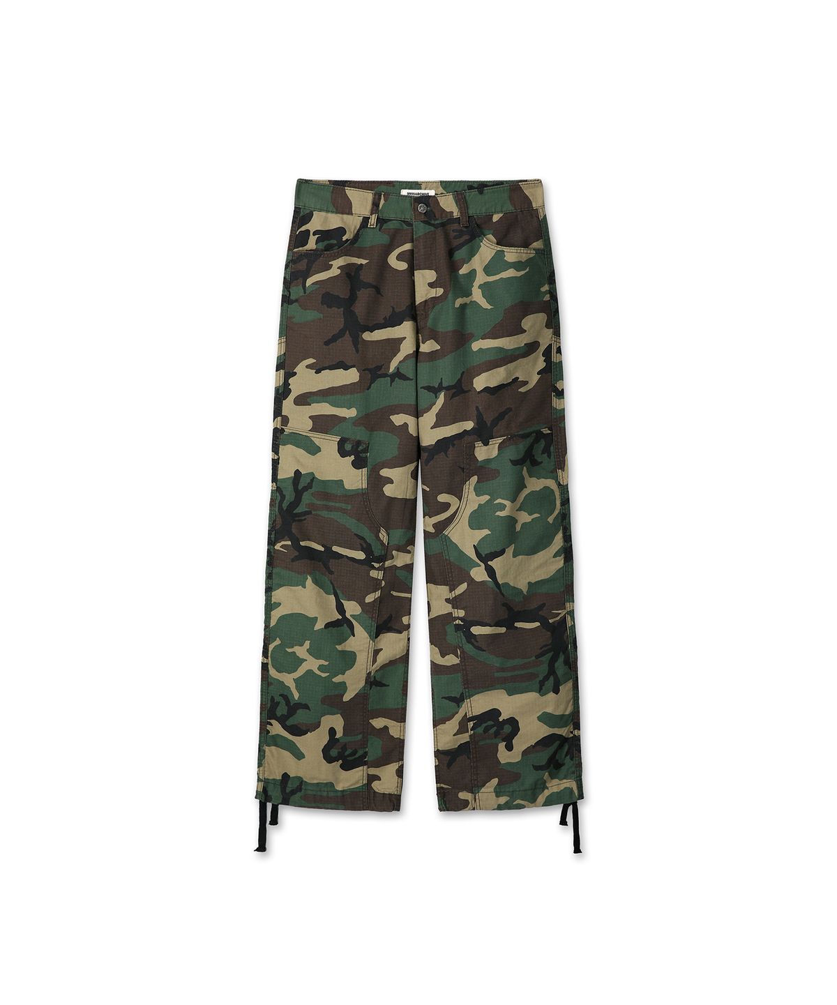 9999아카이브(9999ARCHIVE) Back Slit Low Double Knee Pants