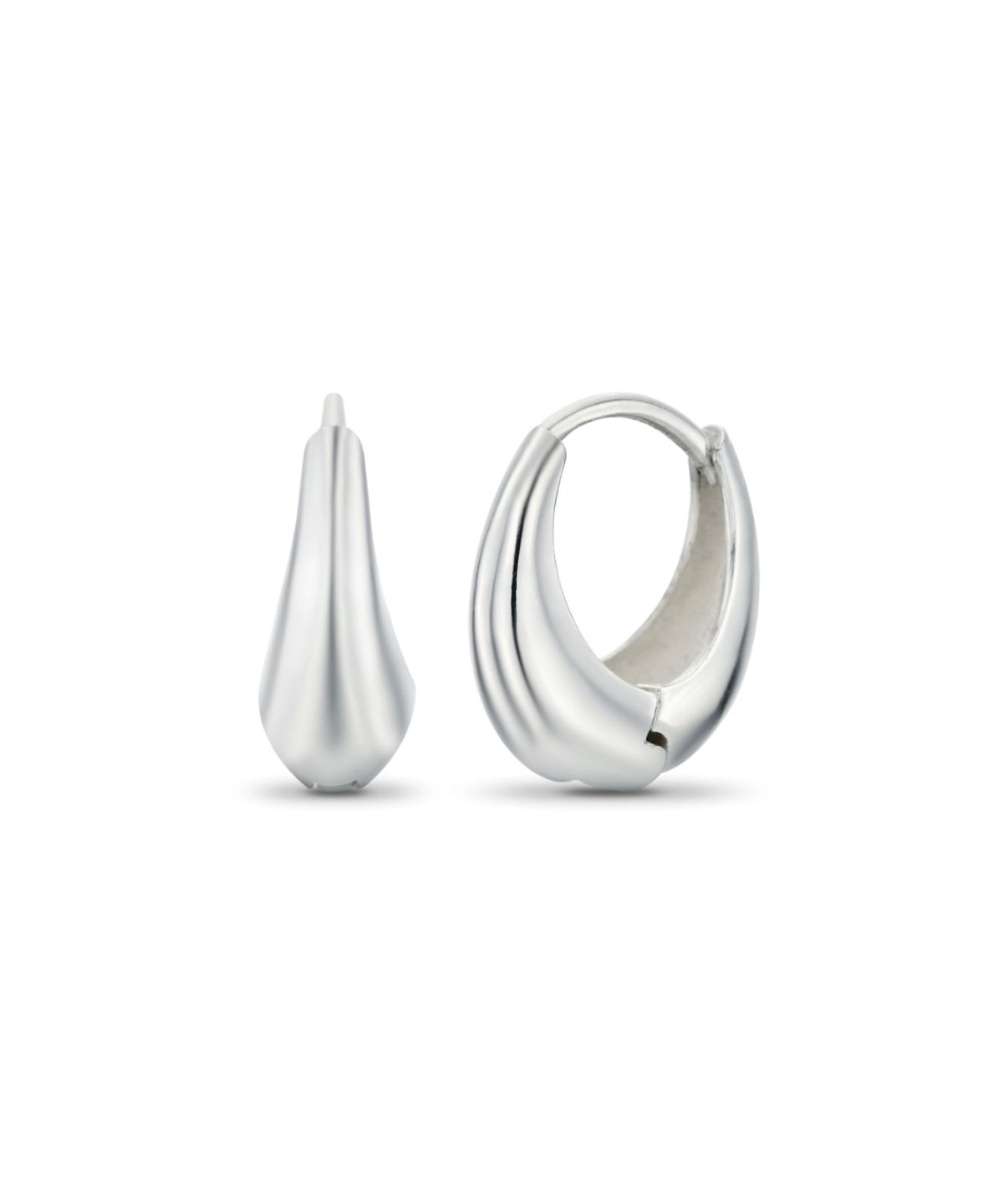 더스틸룸(THESTILLROOM) [SILVER] #E2534 Daily hoop earrimg