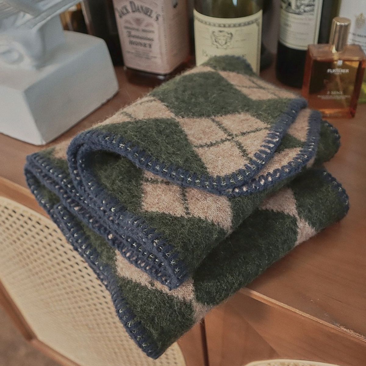 프라우드 마리(PROUD MARY) PM_Color argyle muffler