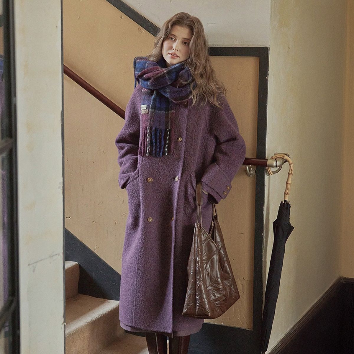 프라우드 마리(PROUD MARY) PM_Double breasted woolen coat