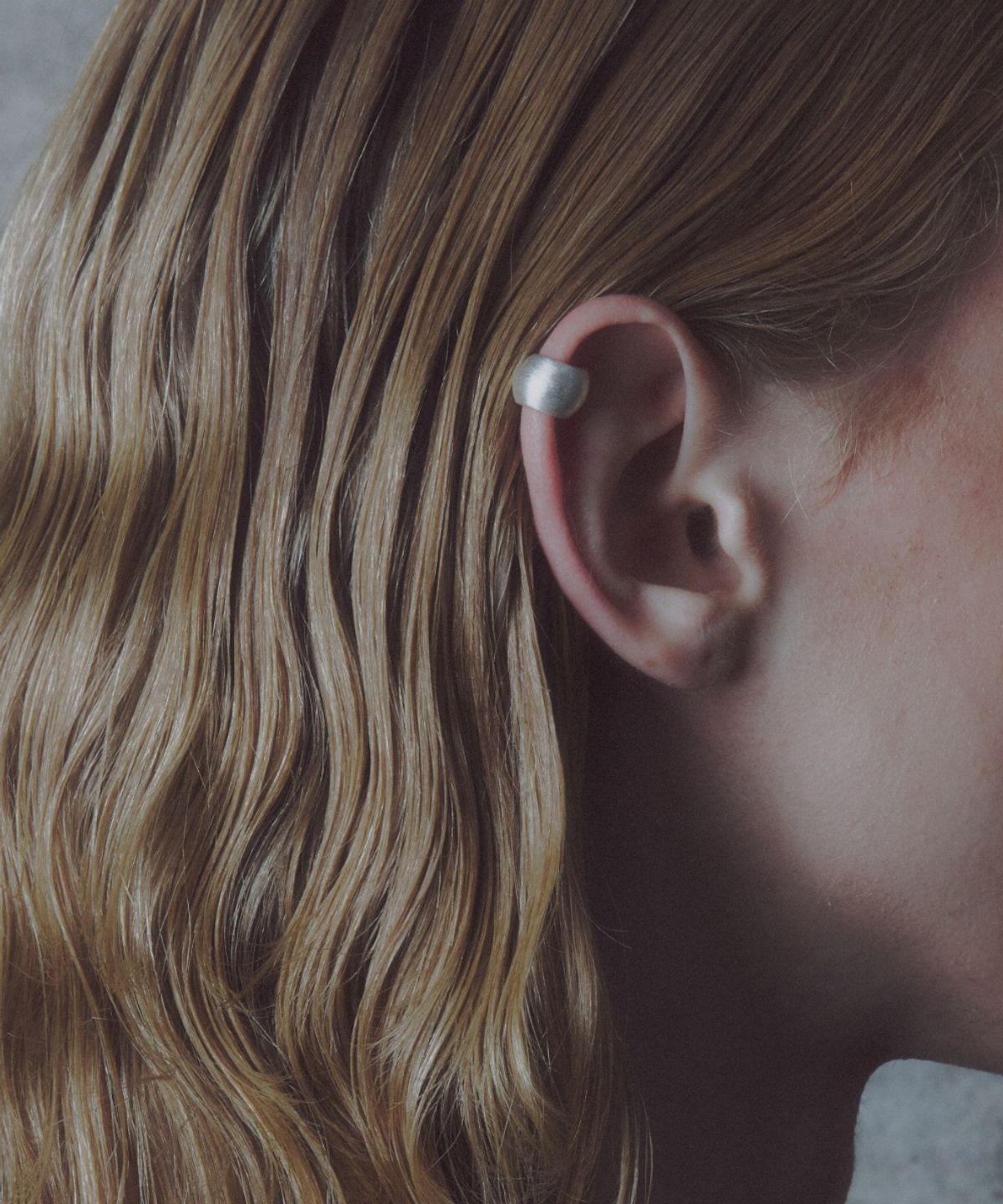 더스틸룸(THESTILLROOM) [SILVER] #E2543 Dome earcuff - matte