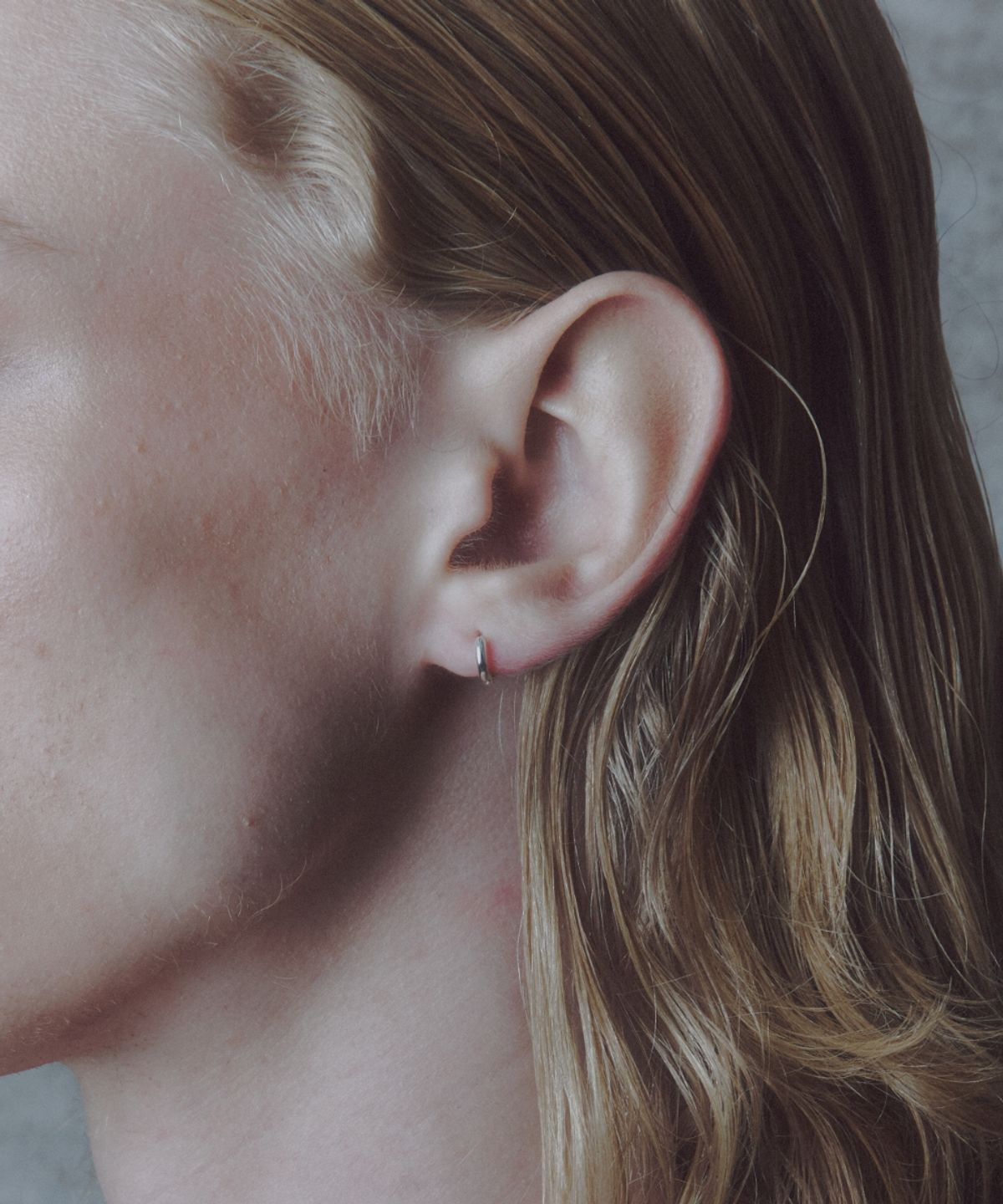 더스틸룸(THESTILLROOM) [SILVER] #E2545 Basic ring hoop earring