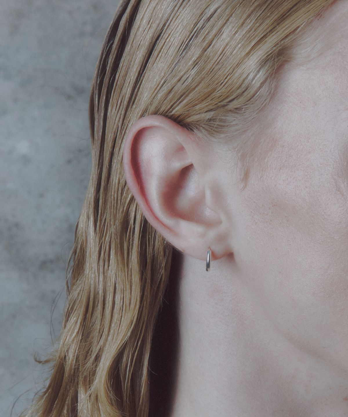더스틸룸(THESTILLROOM) [SILVER] #E2545 Basic ring hoop earring