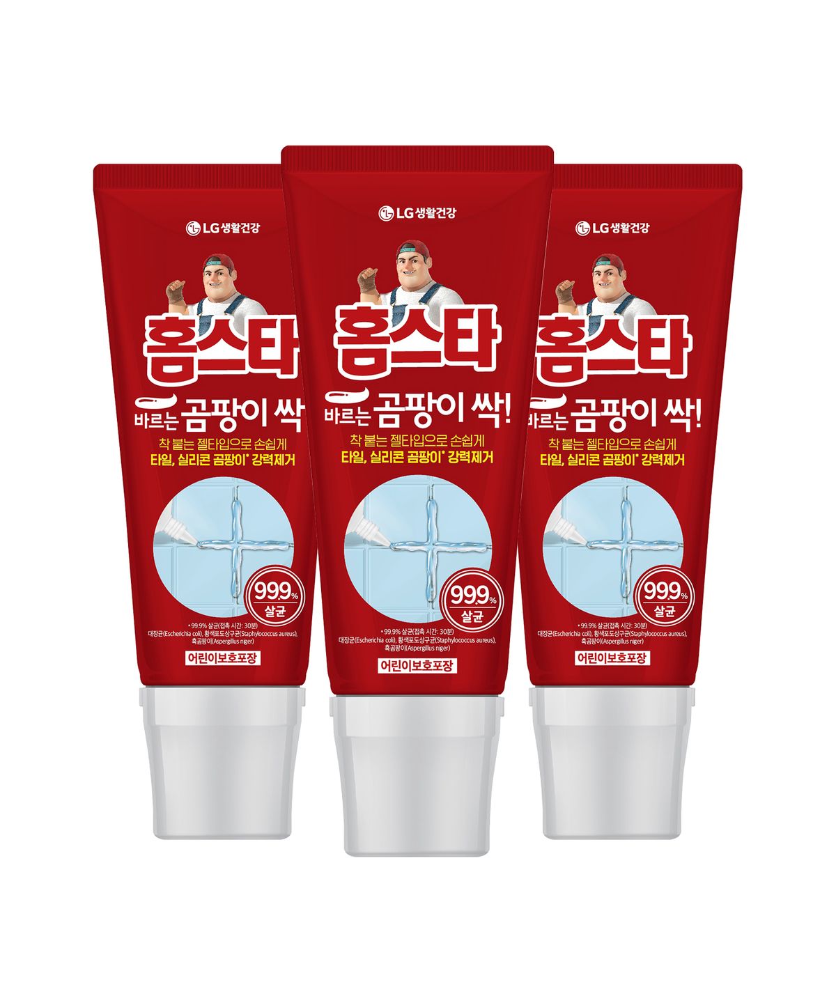 홈스타(HOMESTAR) 바르는 곰팡이 싹 120ml x 3개
