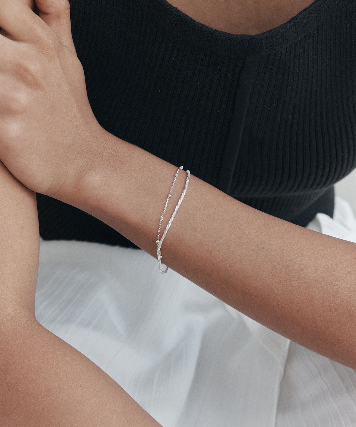 아티카 로우(ATTICA RAW) Lulu Ball Double Layered Bracelet / BBS001