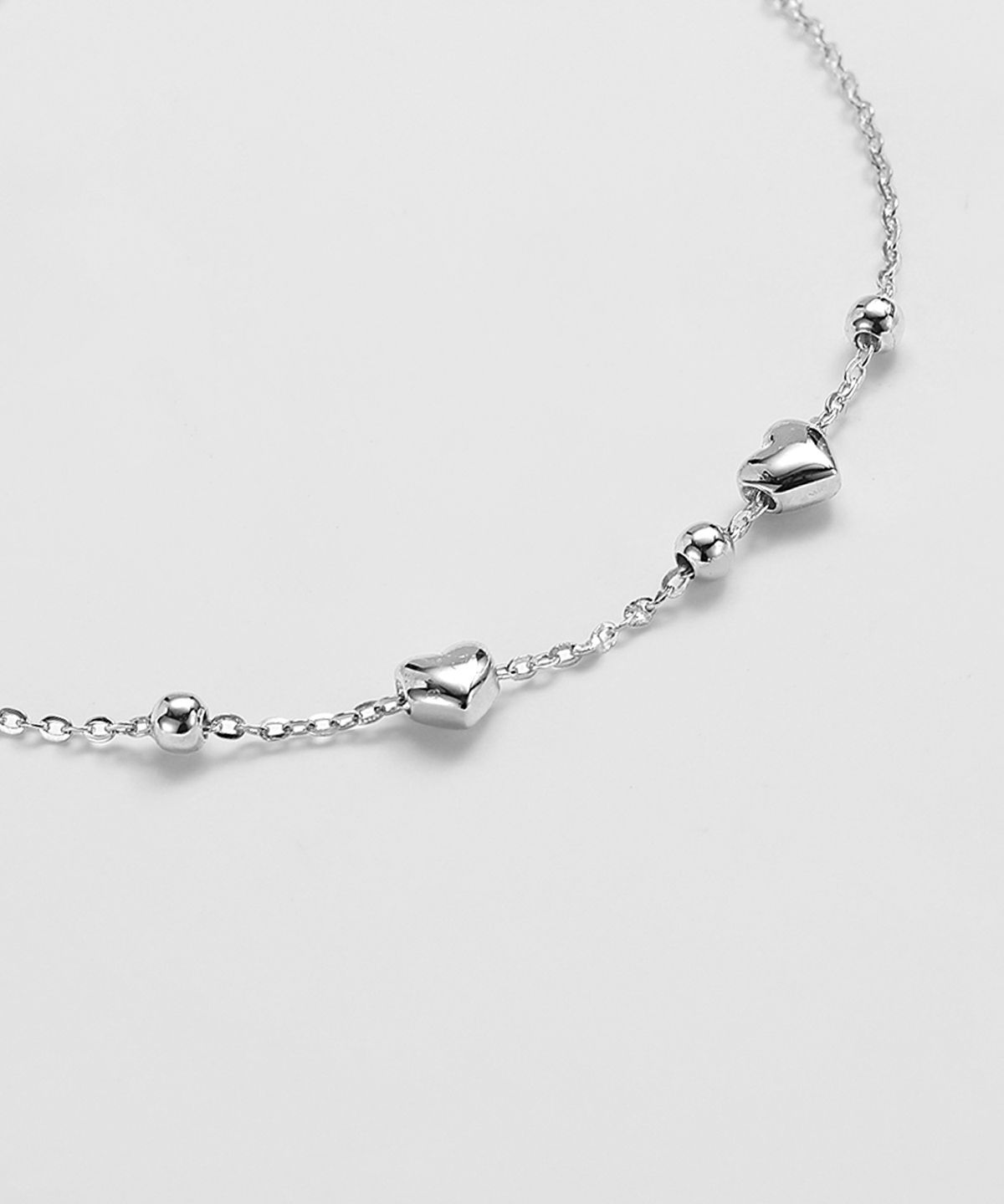 아티카 로우(ATTICA RAW) [실버925] Bellow Heart Bracelet / BAS004