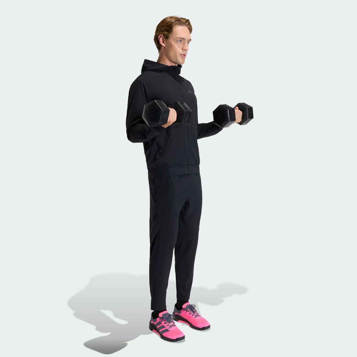 아디다스(ADIDAS) D4T 워크아웃 풀 지퍼 후디 KA4821
