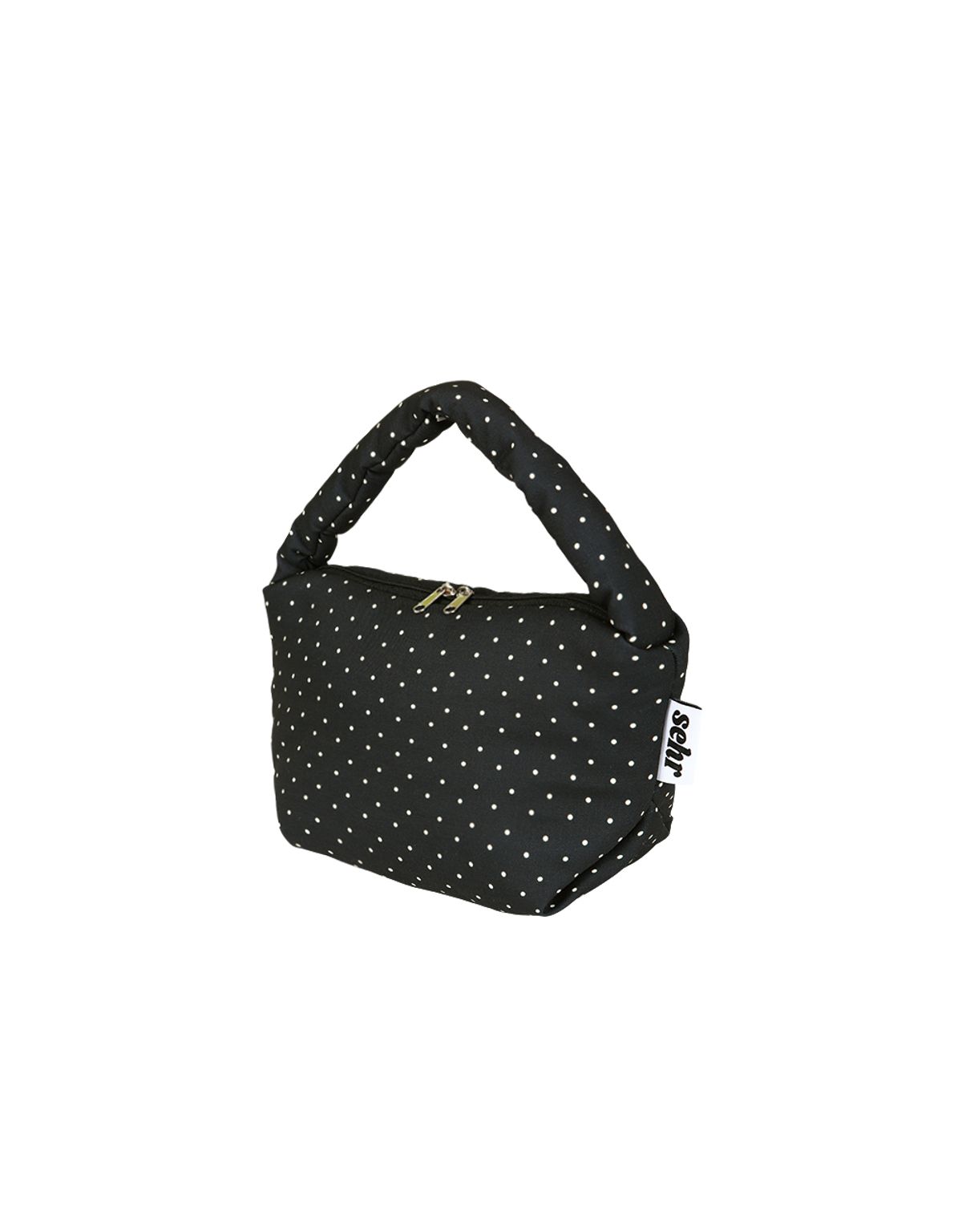 세르(SEHR) Dot-Dot Pouch Bag (Black)