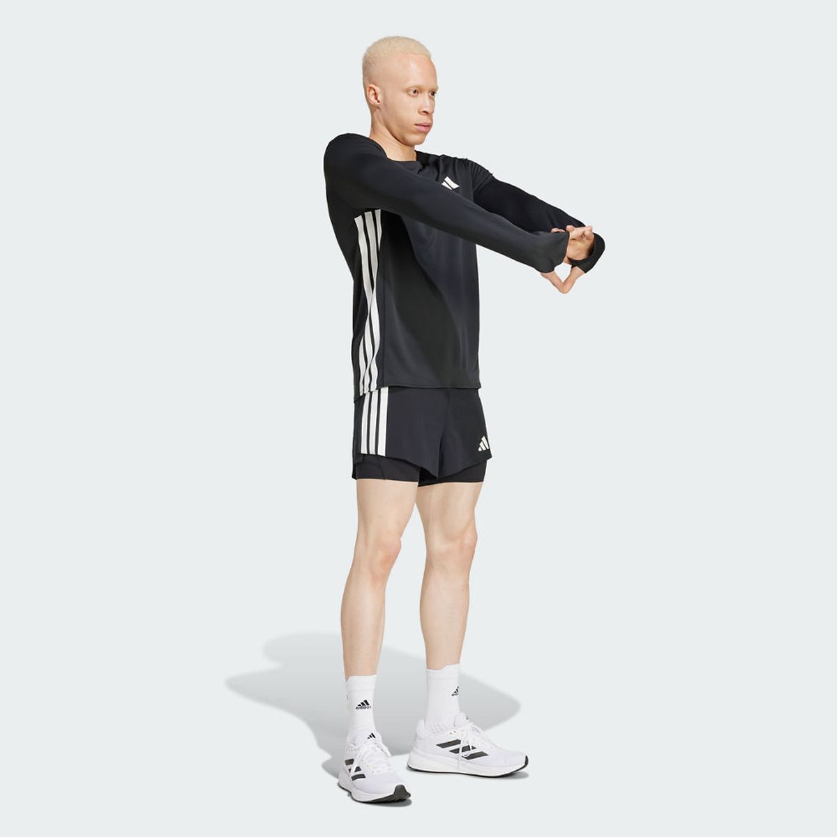 아디다스(ADIDAS) 아디제로 러닝 투인원 젤 포켓 쇼츠 JD4202
