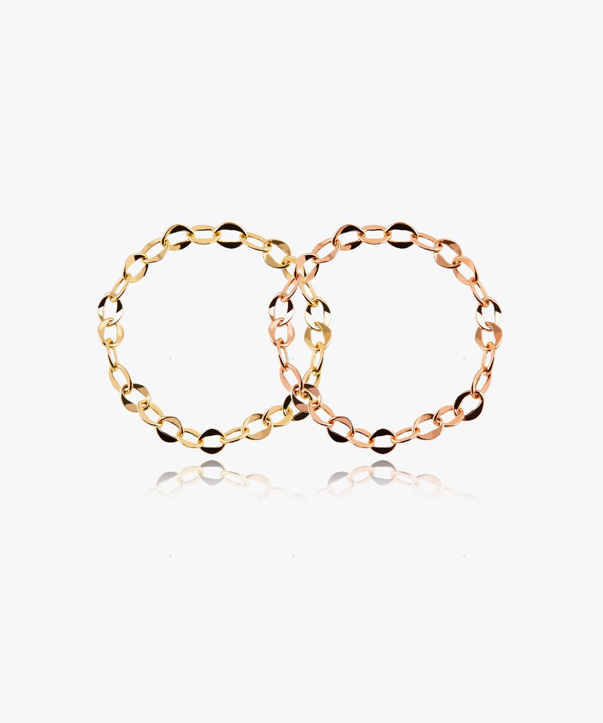 엘렌쥬얼리(HELENE JEWELRY) 14K 할로우 타이니 프리모 체인 반지