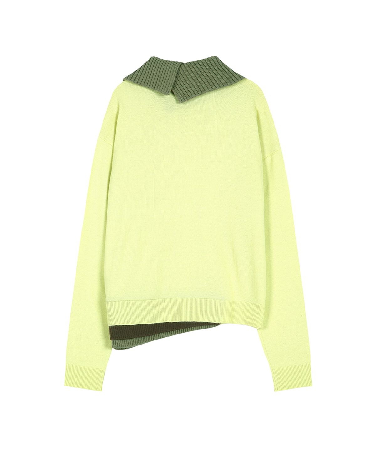 앤더슨벨(ADSB ANDERSSON BELL) LAYERED COLLAR CARDIGAN atb1428m(LEMON)
