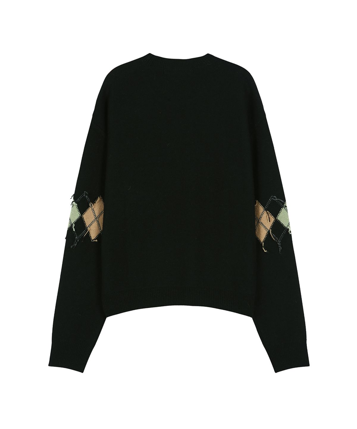 앤더슨벨(ADSB ANDERSSON BELL) TOM ARGYLE CREW-NECK SWEATER atb1415m(BLACK)