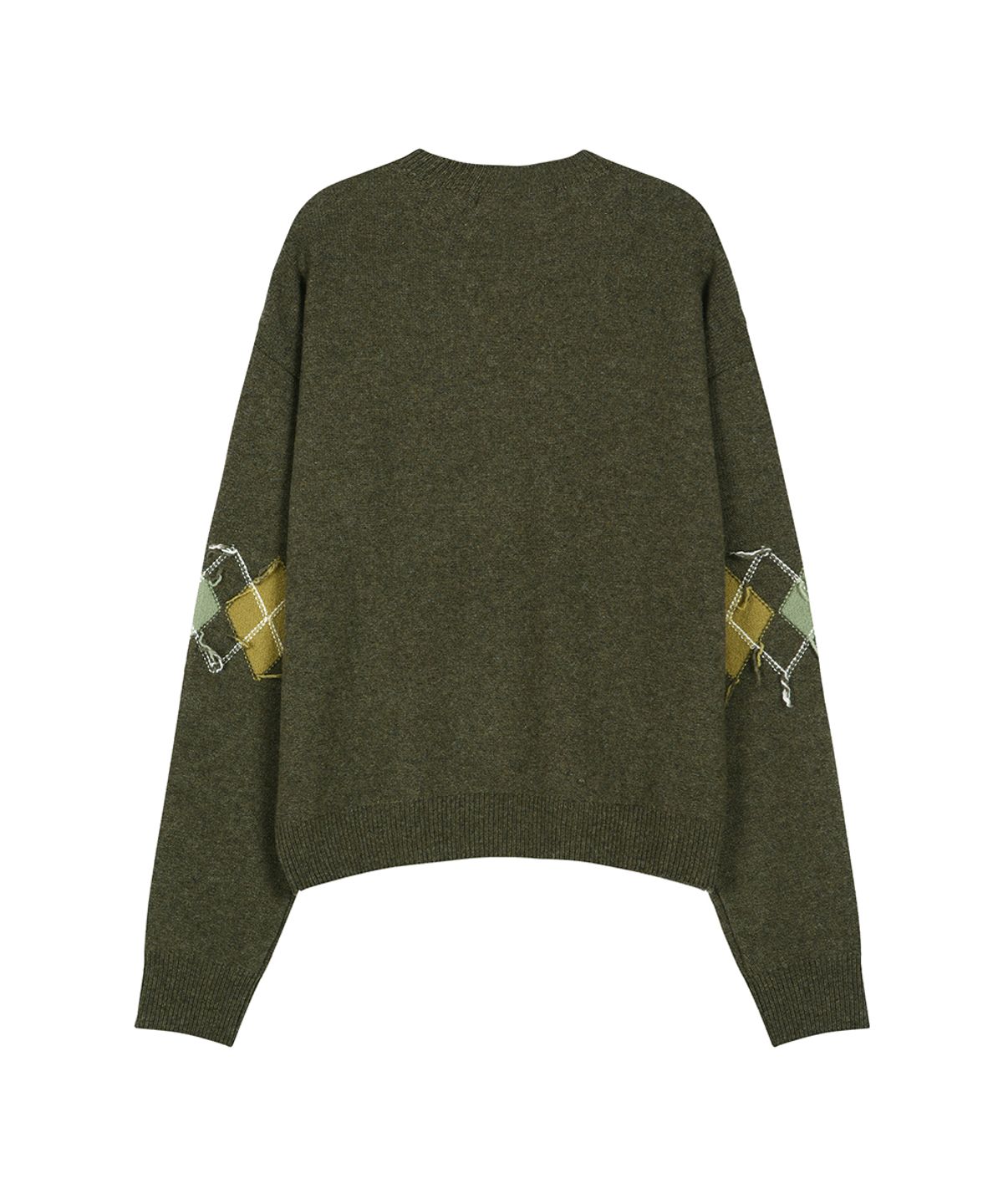 앤더슨벨(ADSB ANDERSSON BELL) TOM ARGYLE CREW-NECK SWEATER atb1415m(KHAKI)