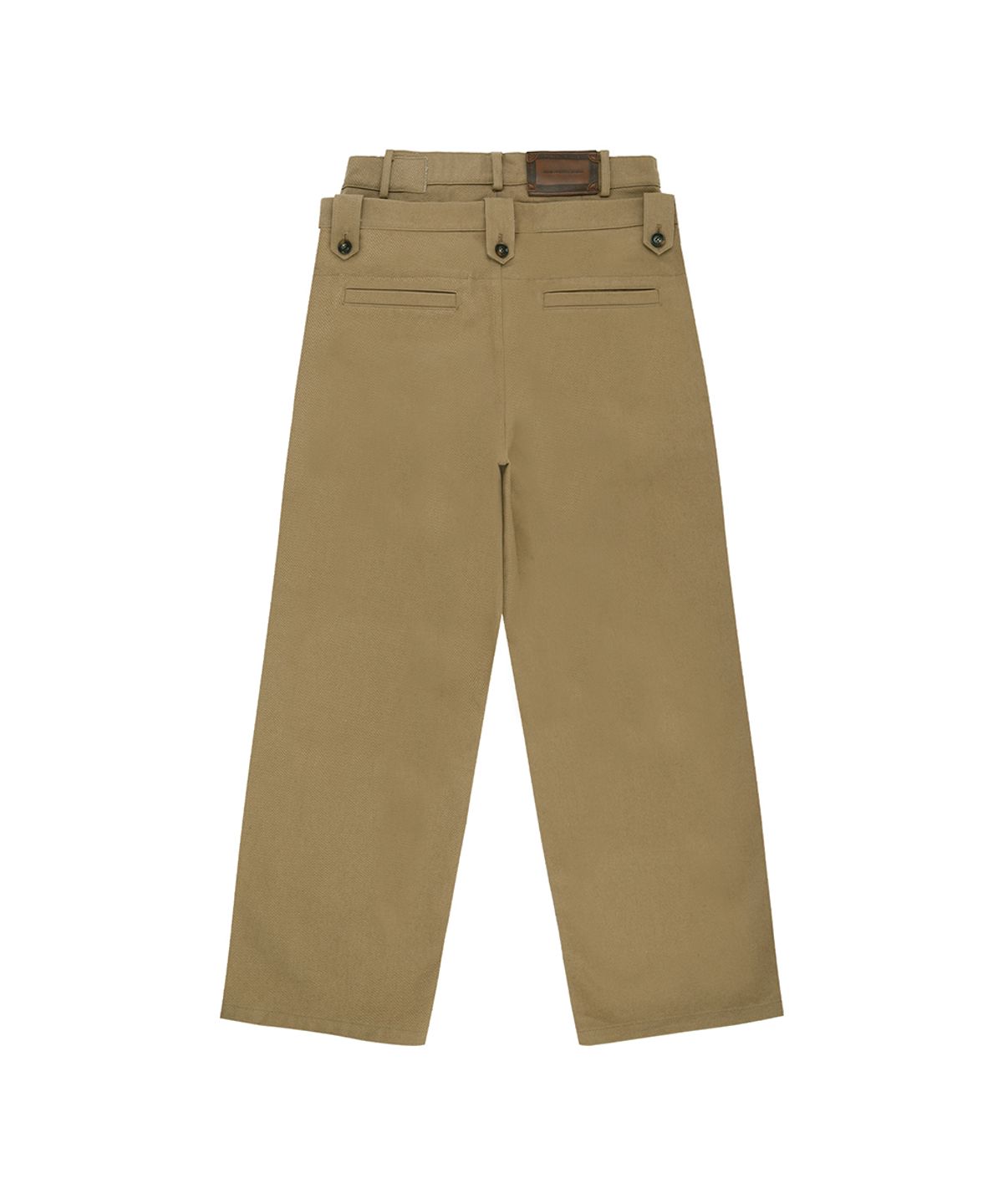 앤더슨벨(ADSB ANDERSSON BELL) DOUBLE WAISTBAND WIDE-LEG TROUSERS apa873m(BEIGE)