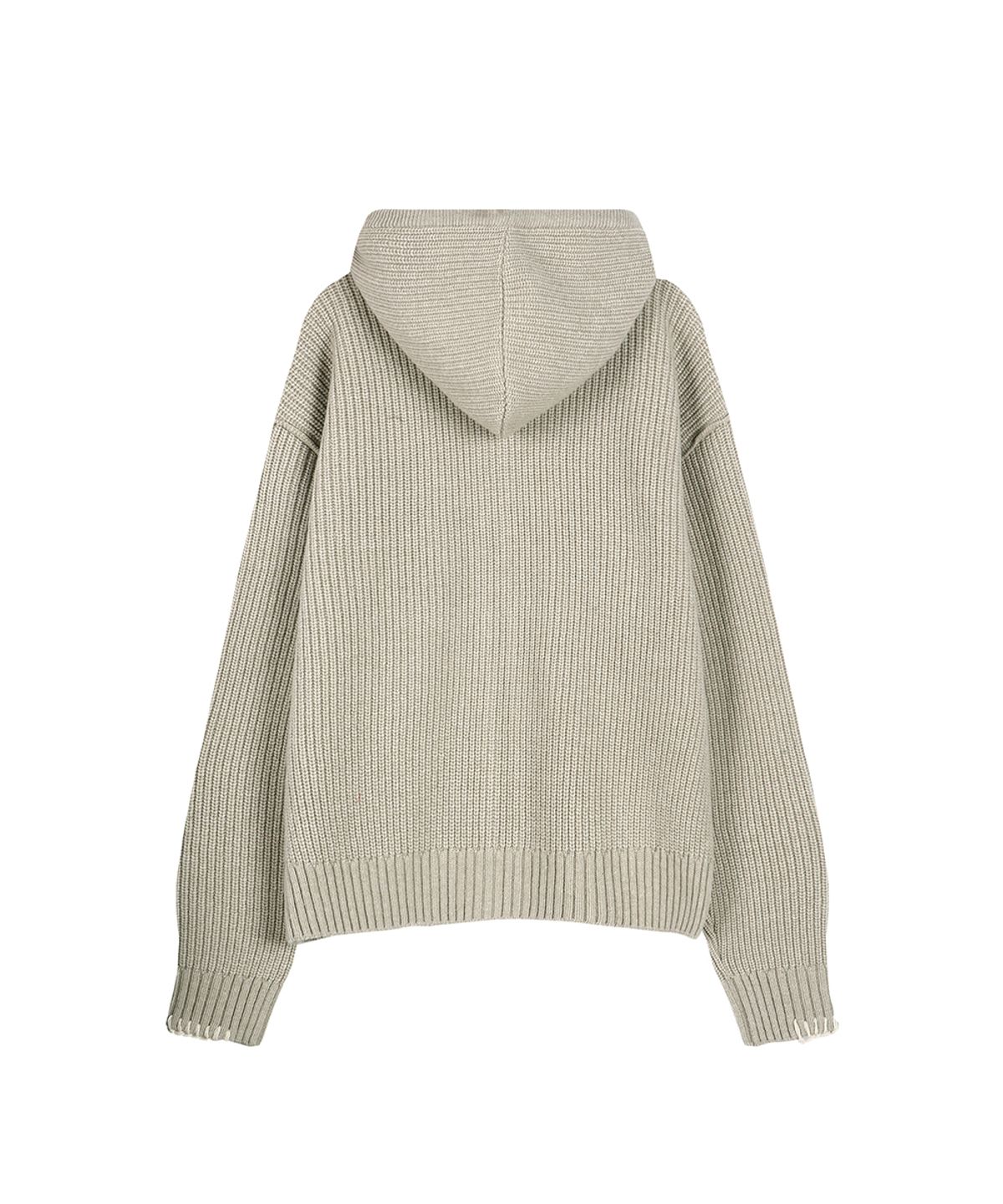 앤더슨벨(ADSB ANDERSSON BELL) UNISEX HEART LOGO HOOD ZIP-UP SWEATER atb1420u(BEIGE)