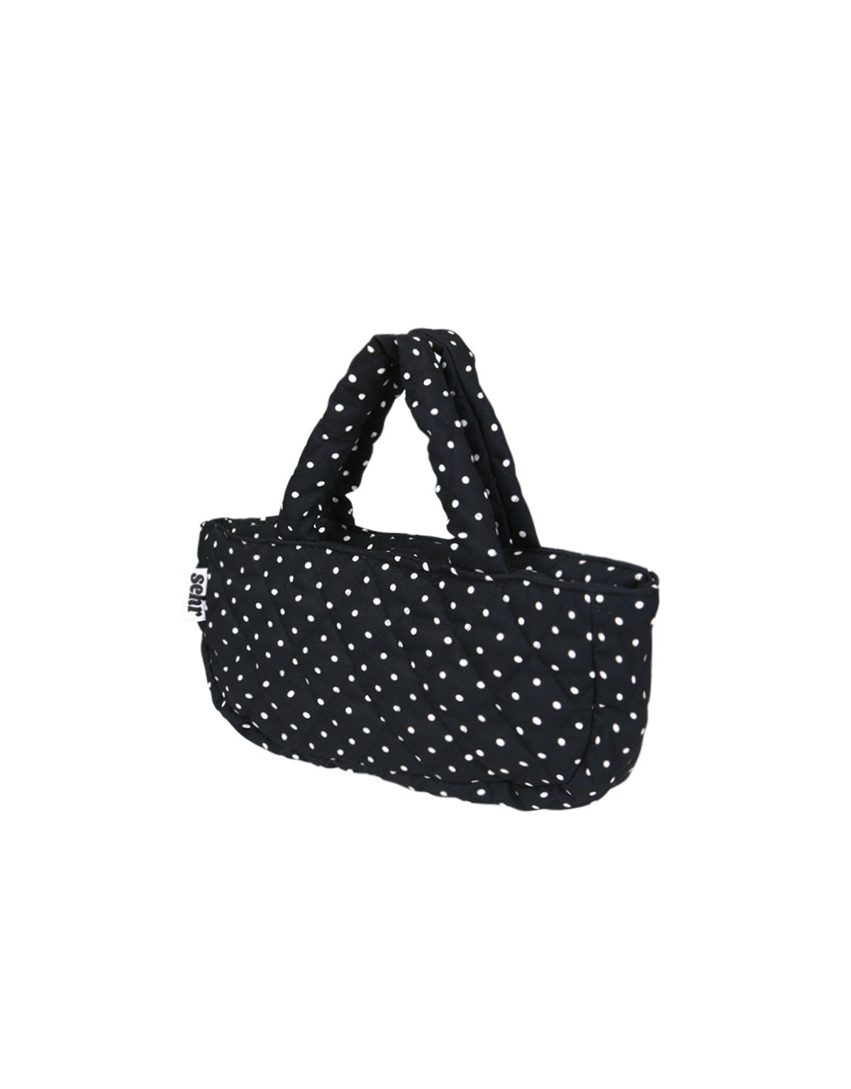 세르(SEHR) Padded Dot-Dot Small Bag (Black)