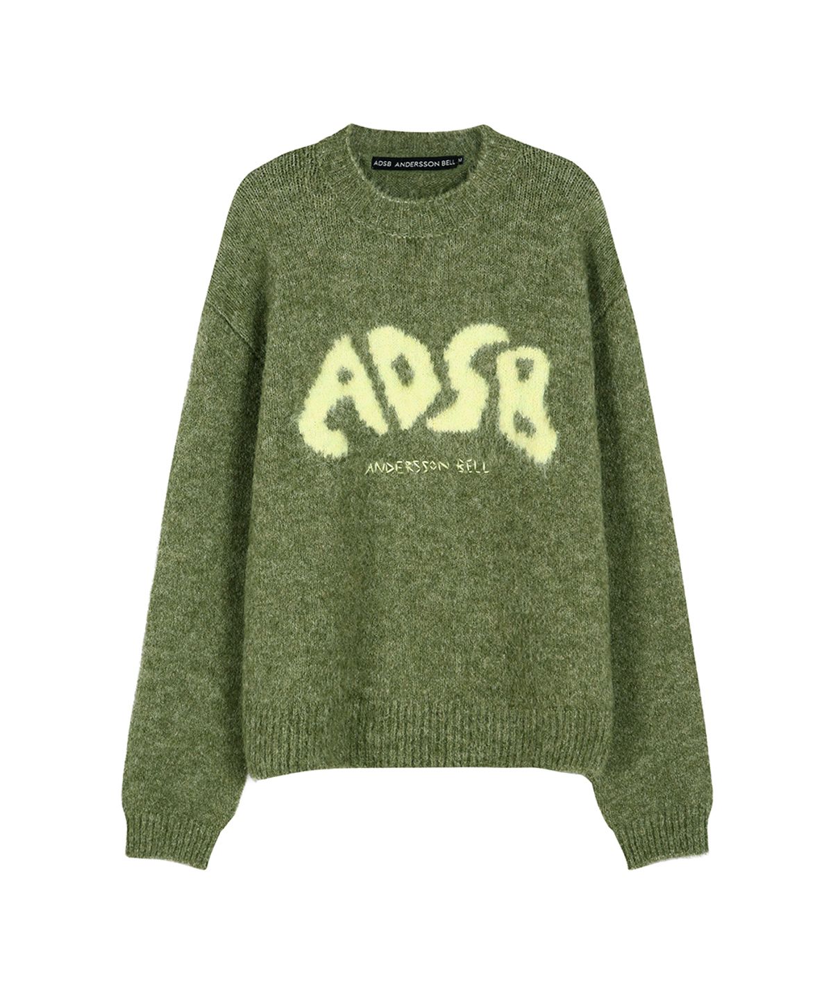앤더슨벨(ADSB ANDERSSON BELL) ADSB INTARSIA CREW-NECK SWEATER atb1413m(GREEN)