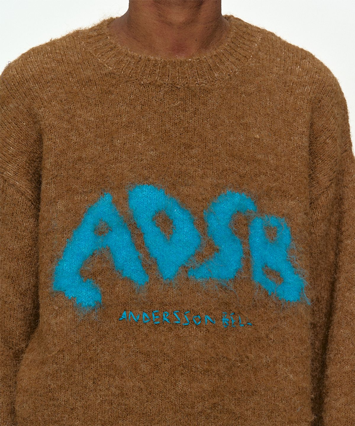 앤더슨벨(ADSB ANDERSSON BELL) ADSB INTARSIA CREW-NECK SWEATER atb1413m(BROWN)