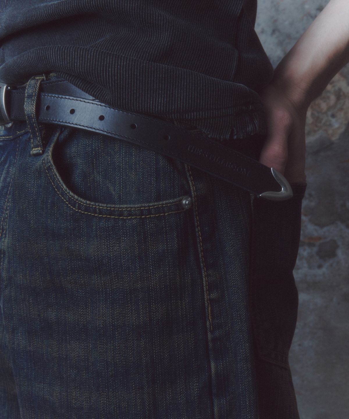 더스틸룸(THESTILLROOM) #L2559 Checker belt