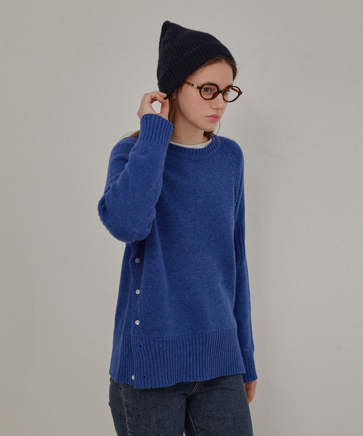 슬로우롤리(SLOWLOLLI) Cozy2 lambswool knit_2 Colors