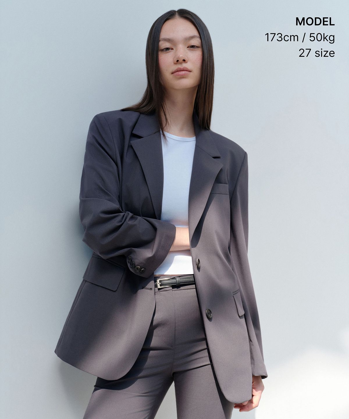 무신사 스탠다드 우먼(MUSINSA STANDARD WOMAN) [쿨탠다드] 우먼즈 로 라이즈 플레어 슬랙스 [그레이]