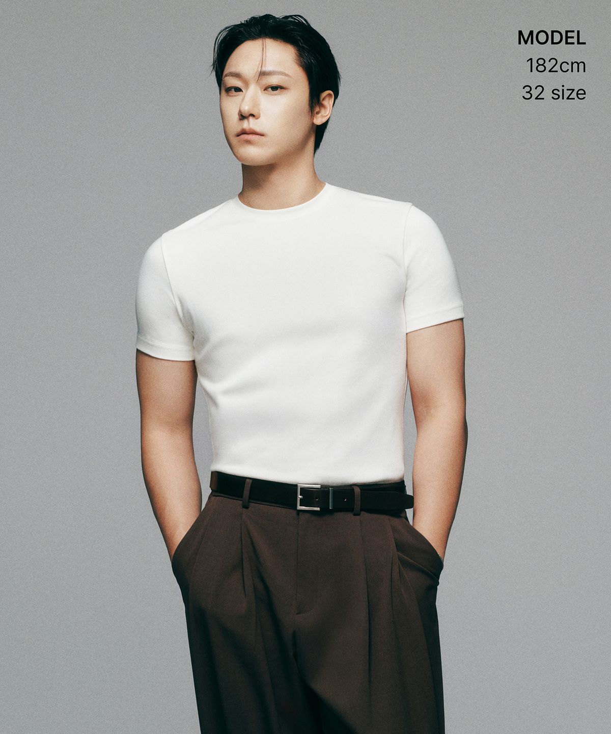 무신사 스탠다드(MUSINSA STANDARD) 엑스트라 와이드 투 턱 히든 밴딩 슬랙스 [반다이크 브라운]