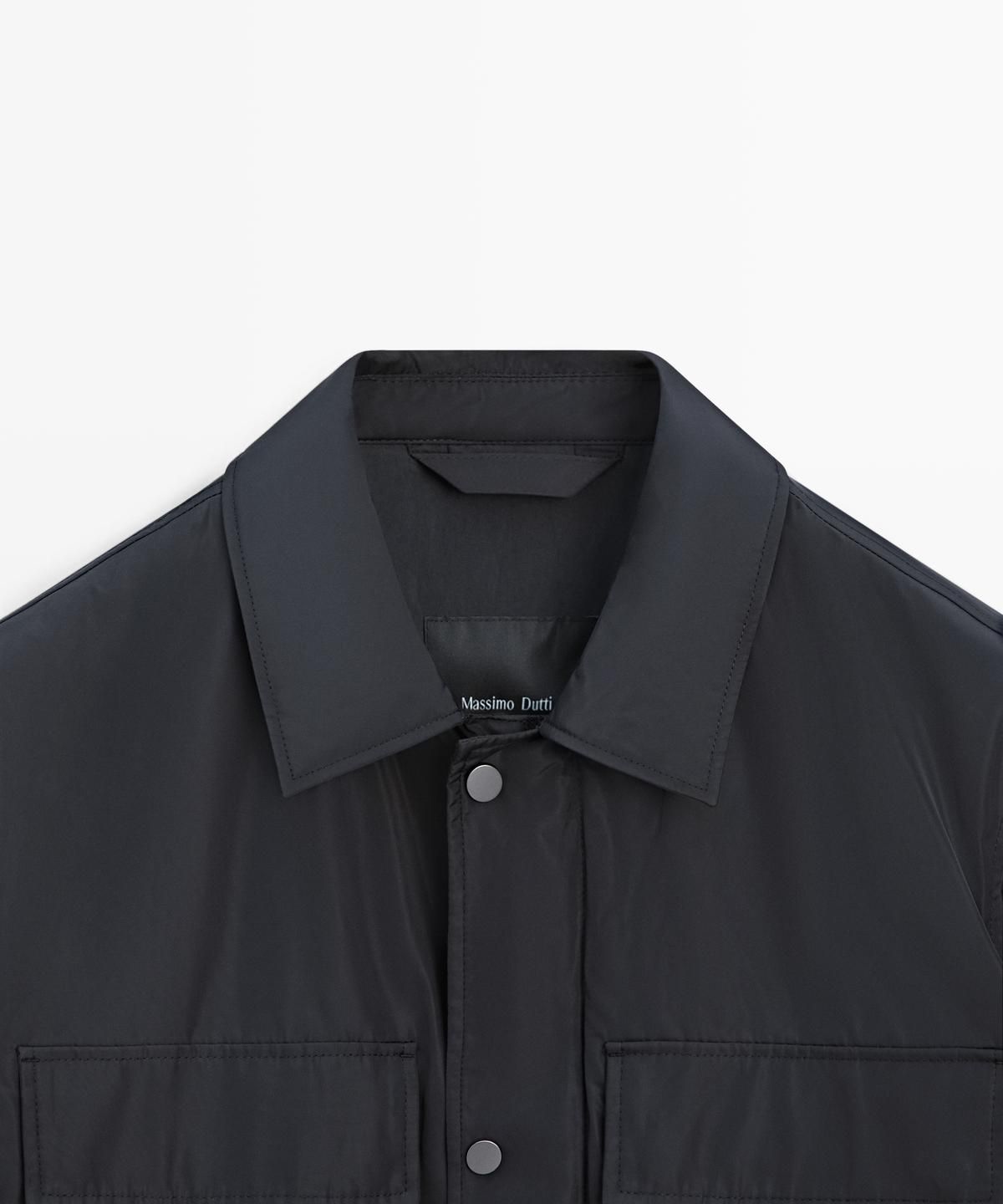 마시모두띠(MASSIMO DUTTI) 포켓 디테일 water-repellent 오버셔츠