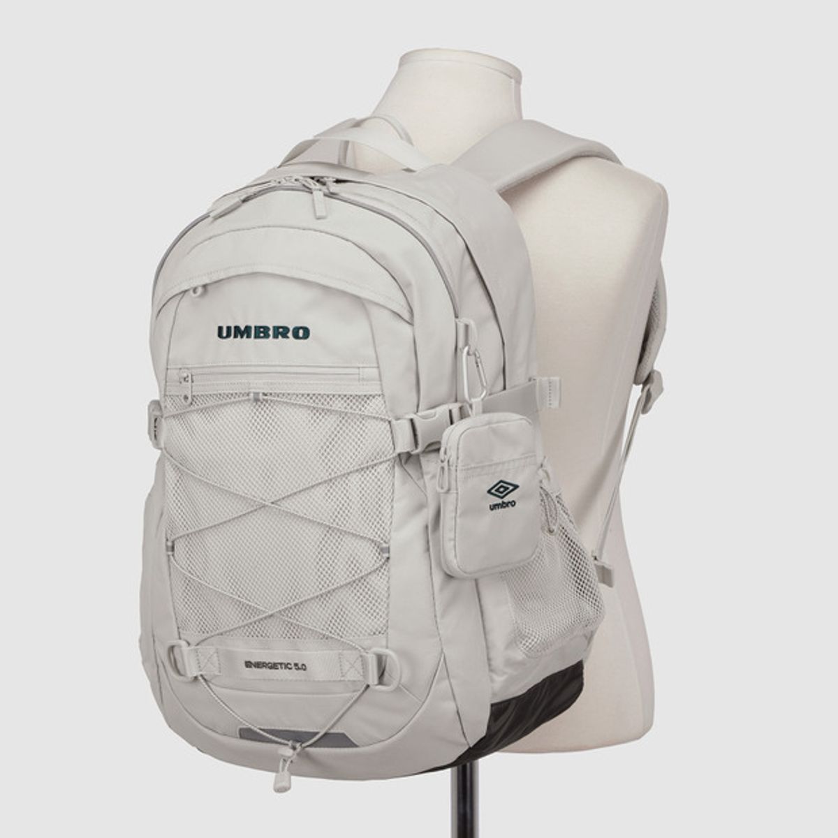 엄브로(UMBRO) 에너제틱 백팩 (29L 크로스백 구성) 그레이 UR123CBP18