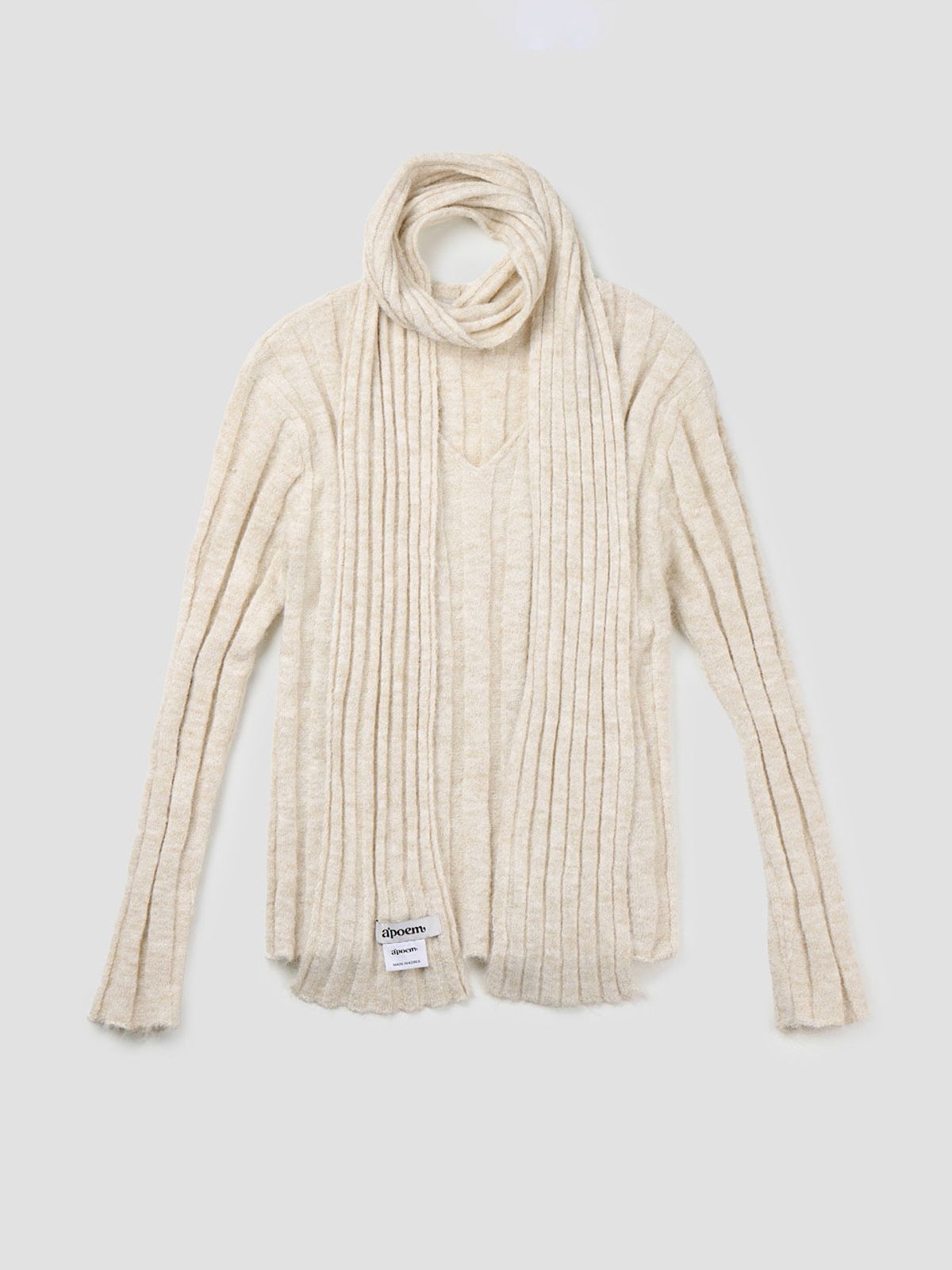 아포엠(APOEM) Brushed Tie Knit (3C)