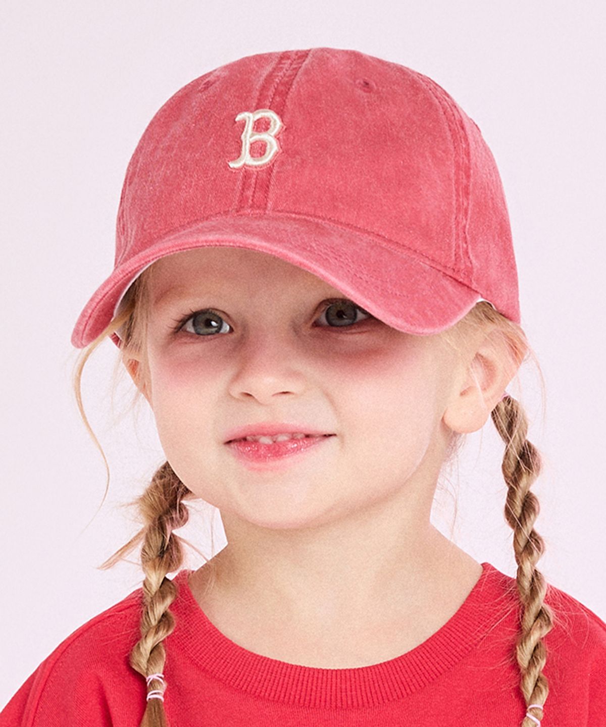 엠엘비 키즈(MLB KIDS) 피그먼트 워싱 볼캡 BOS (Red)