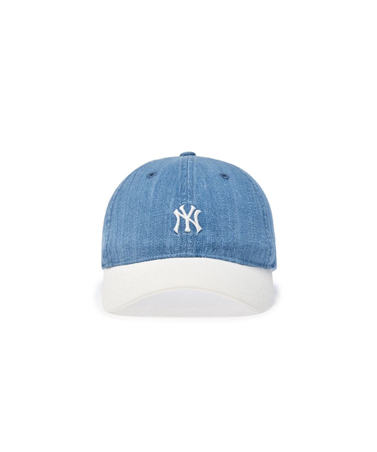 엠엘비 키즈(MLB KIDS) 피그먼트 워싱 배색 볼캡 NY (Blue)