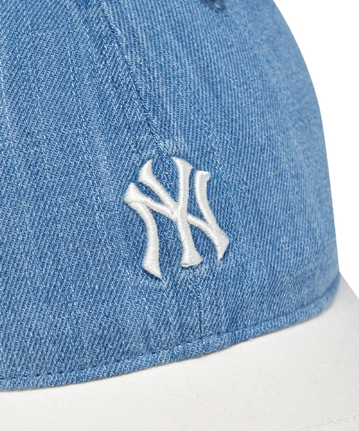 엠엘비 키즈(MLB KIDS) 피그먼트 워싱 배색 볼캡 NY (Blue)