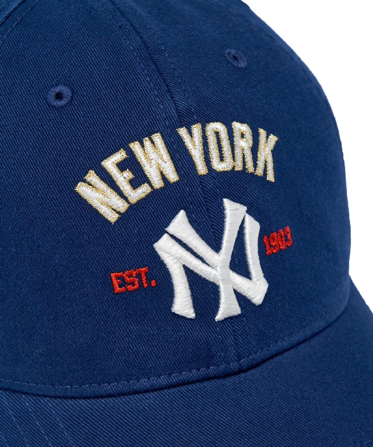 엠엘비 키즈(MLB KIDS) 쿠퍼스 로고 워싱 볼캡 NY (Navy)