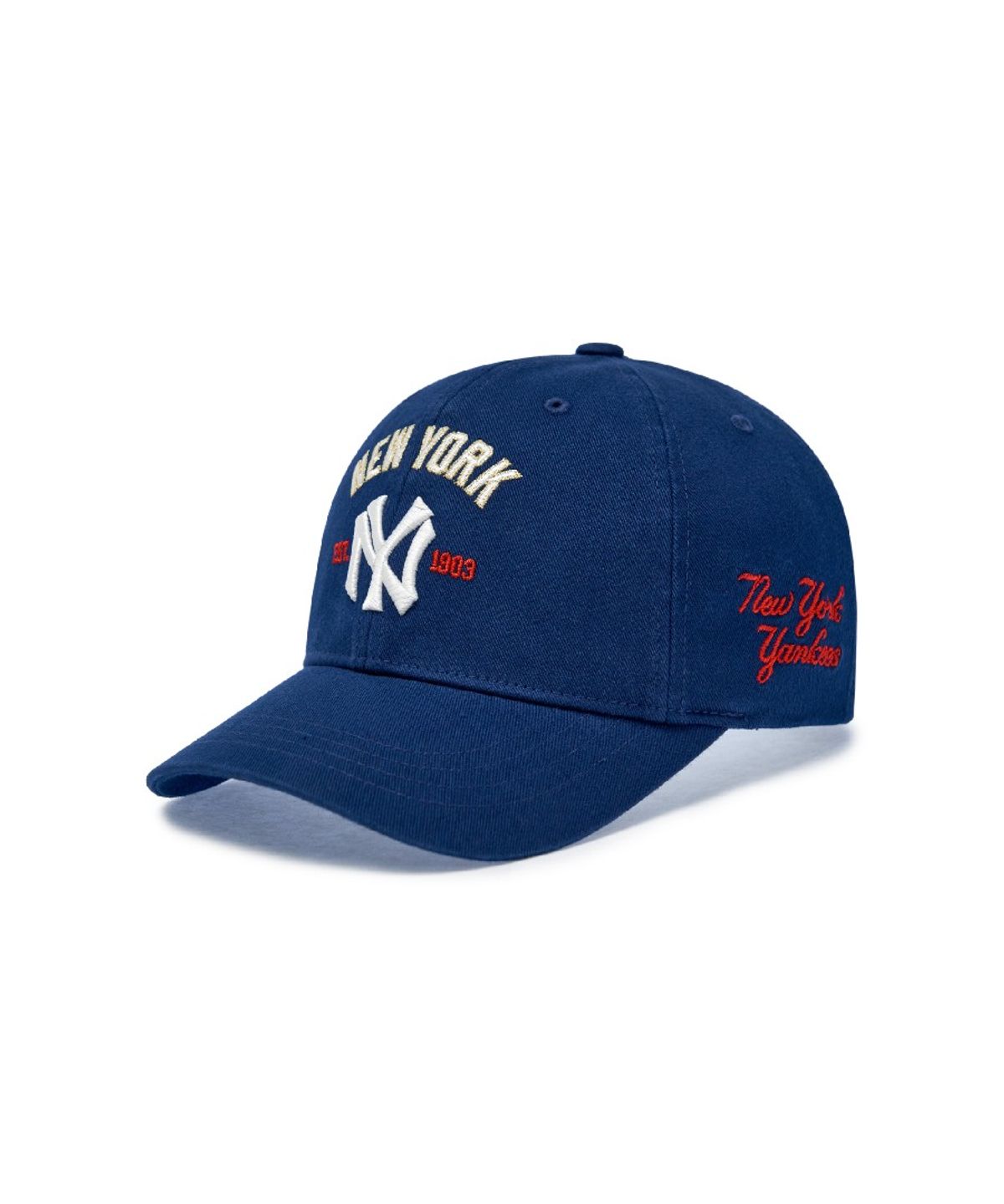엠엘비 키즈(MLB KIDS) 쿠퍼스 로고 워싱 볼캡 NY (Navy)