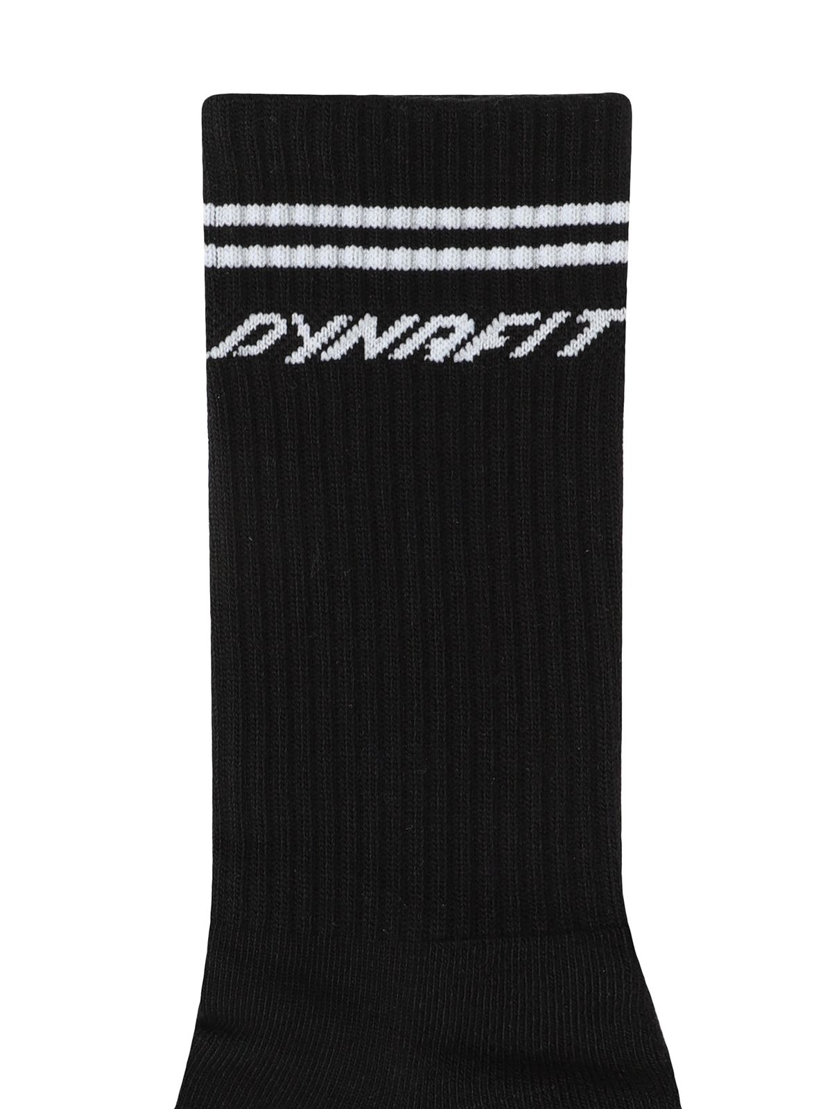 다이나핏(DYNAFIT) 베이직 스트라이프 크루삭스_Black YUA26S07Z1