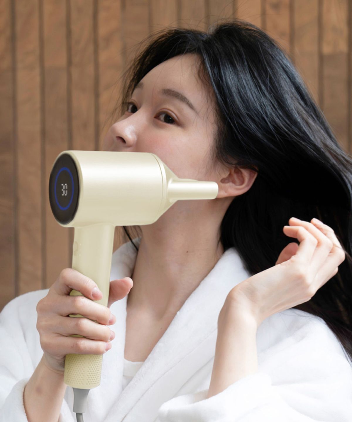 휴스톰(HUSTORM) 미용실 전문가용 헤어드라이기 1600w 웨이브 디퓨저,거치대 포함 풀세트