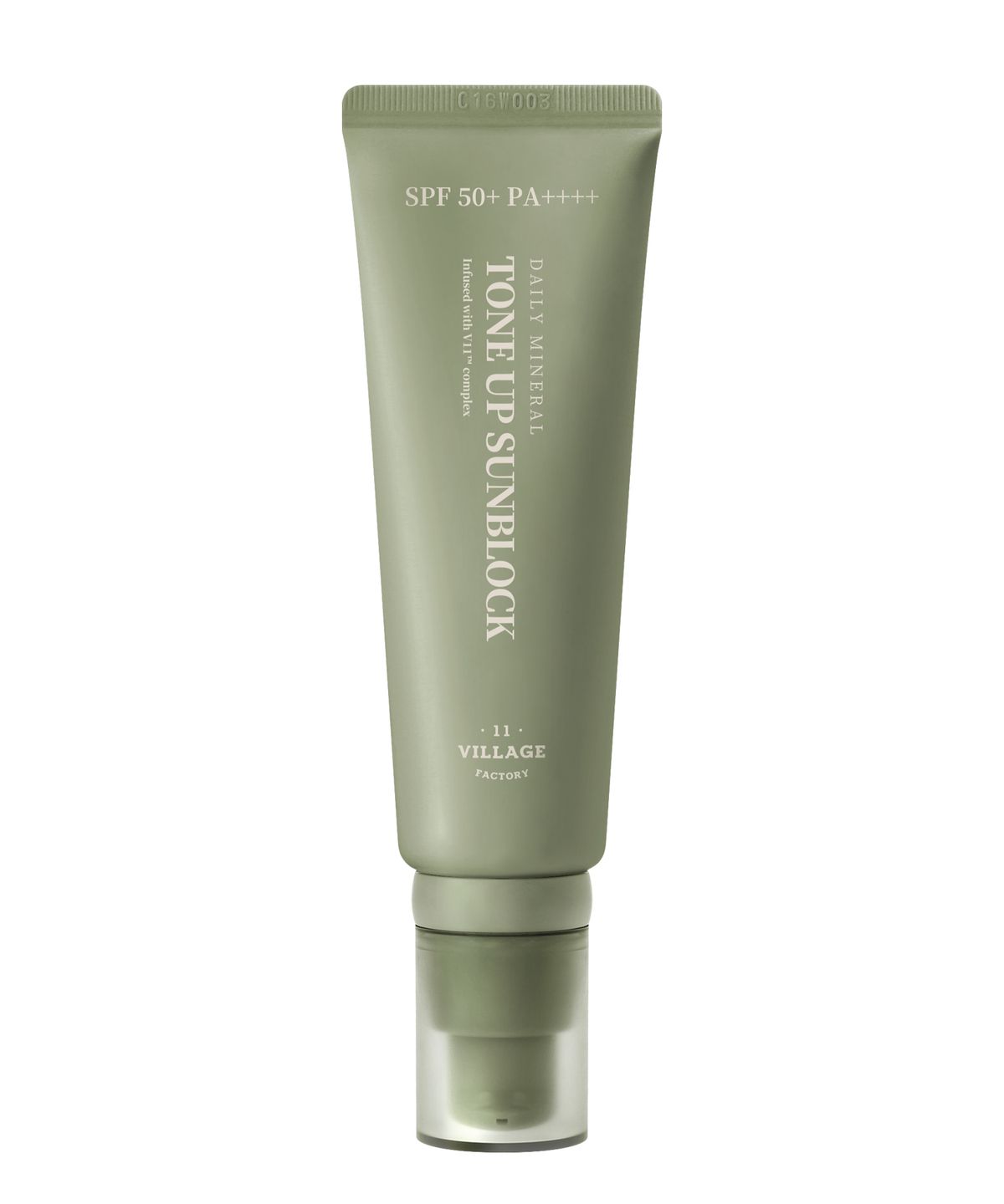빌라쥬11팩토리(VILLAGE11FACTORY) 데일리 미네랄 톤업 선블록 50ml SPF50+ PA++++