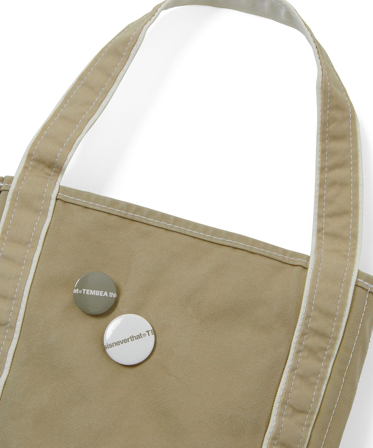 디스이즈네버댓(THISISNEVERTHAT) TNT TEMBEA Baguette Tote Khaki