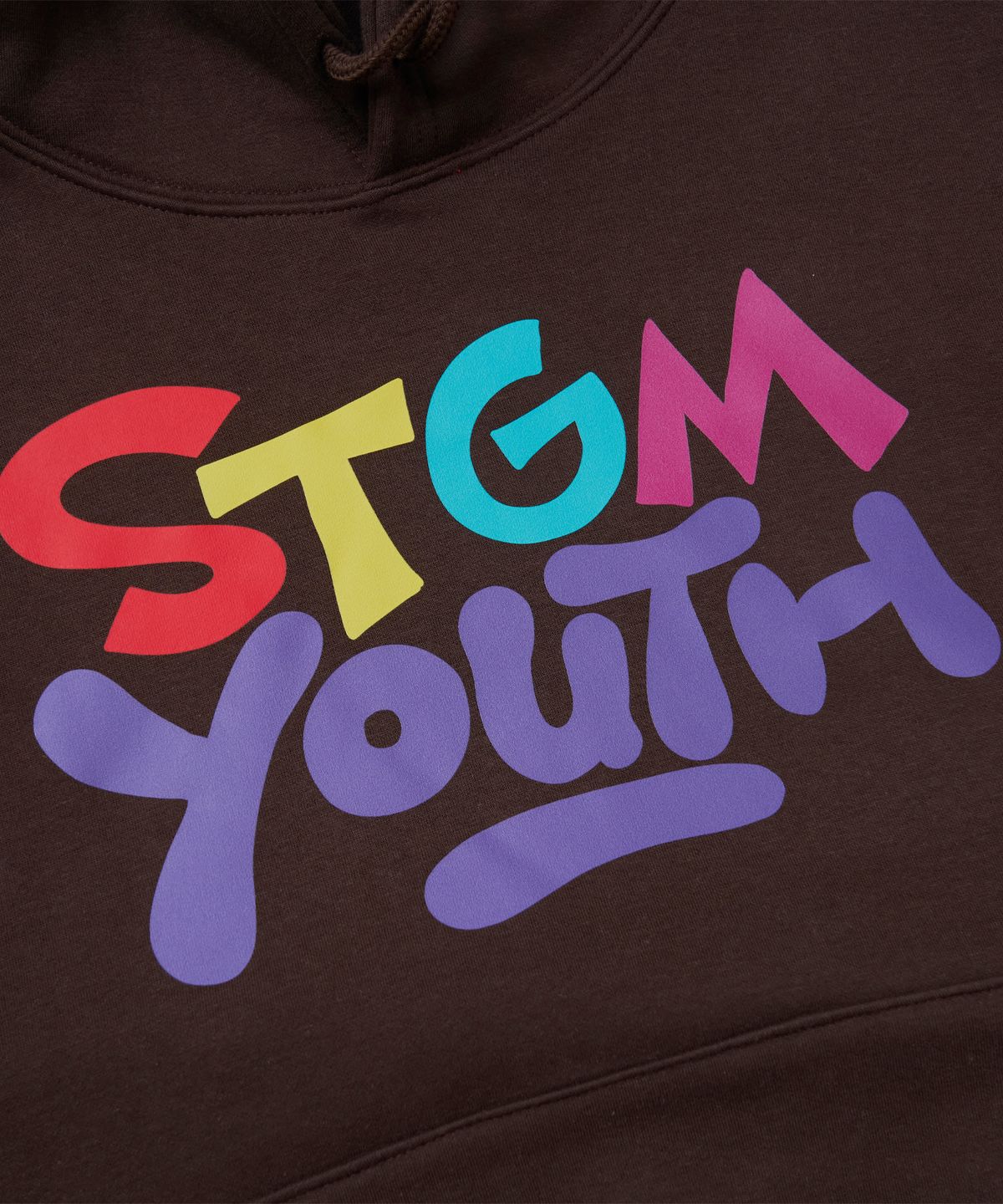 스티그마(STIGMA) [STGM youth] COLOR HOODIE BRN