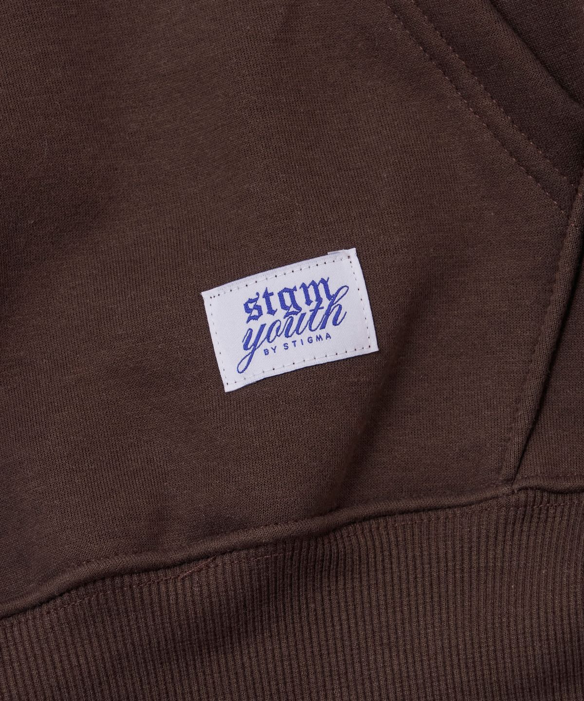 스티그마(STIGMA) [STGM youth] GRUNGE HOODIE BRN