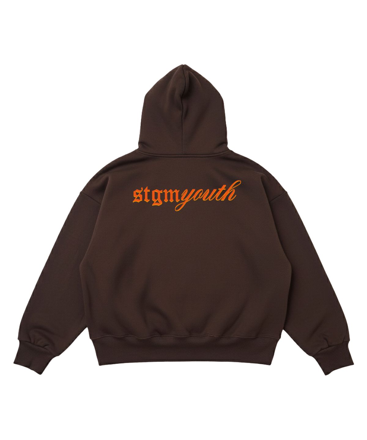 스티그마(STIGMA) [STGM youth] LOGO HOODIE BRN