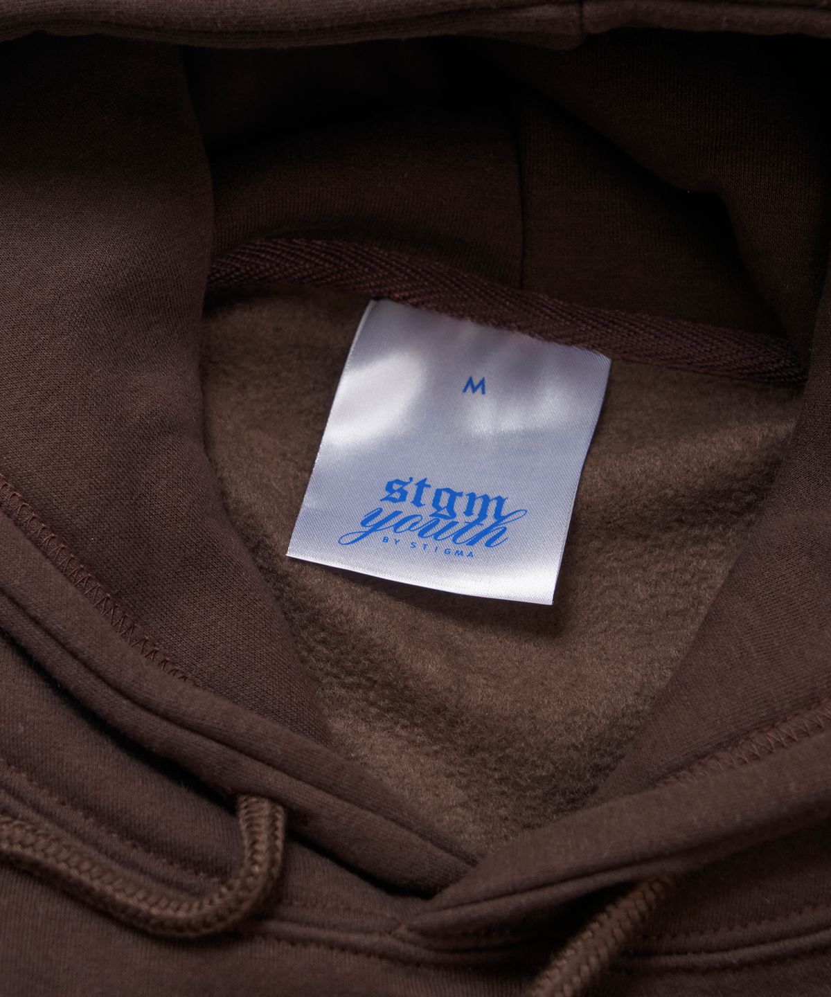 스티그마(STIGMA) [STGM youth] LOGO HOODIE BRN