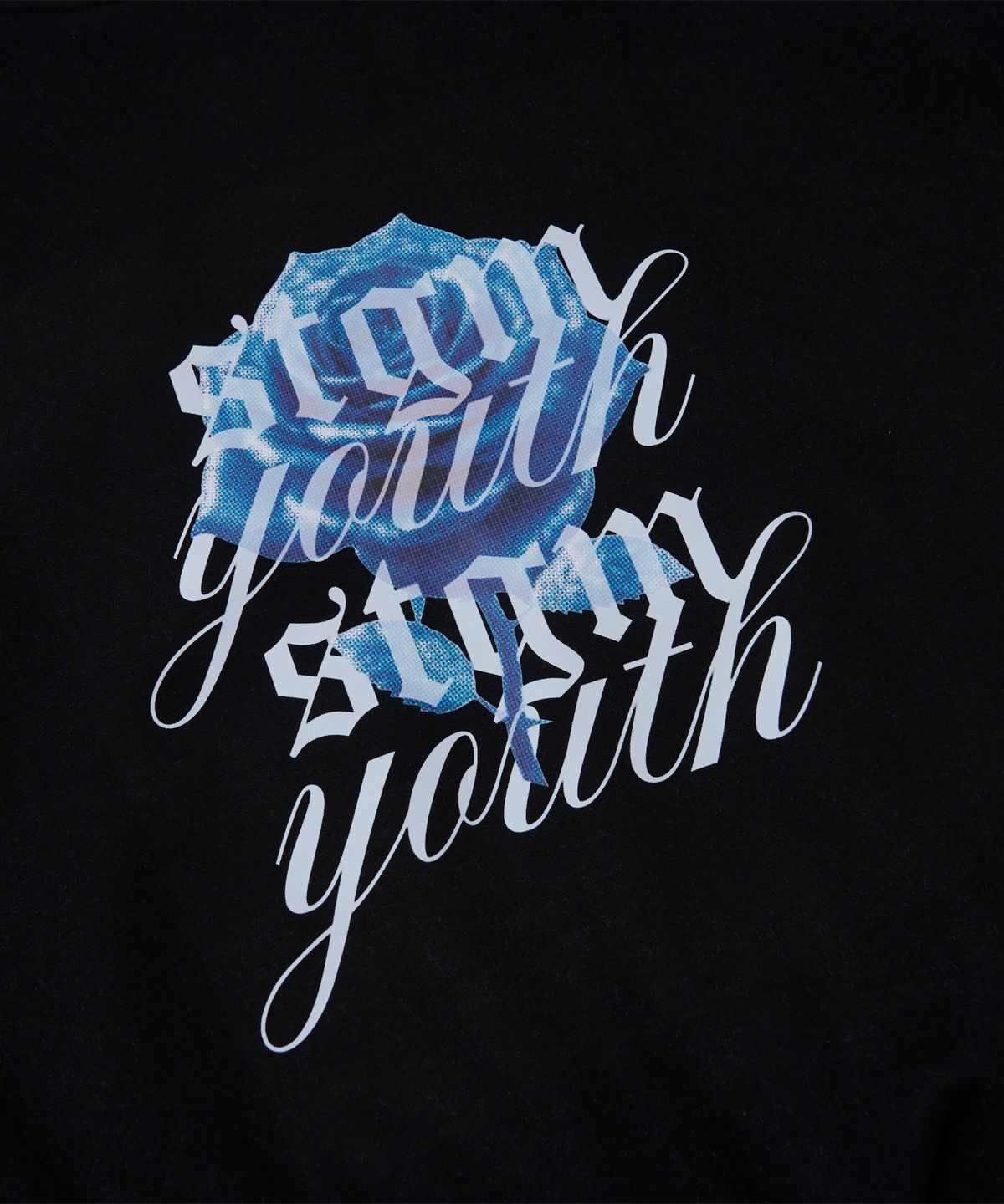 스티그마(STIGMA) [STGM youth] ROSE HOODIE BLK