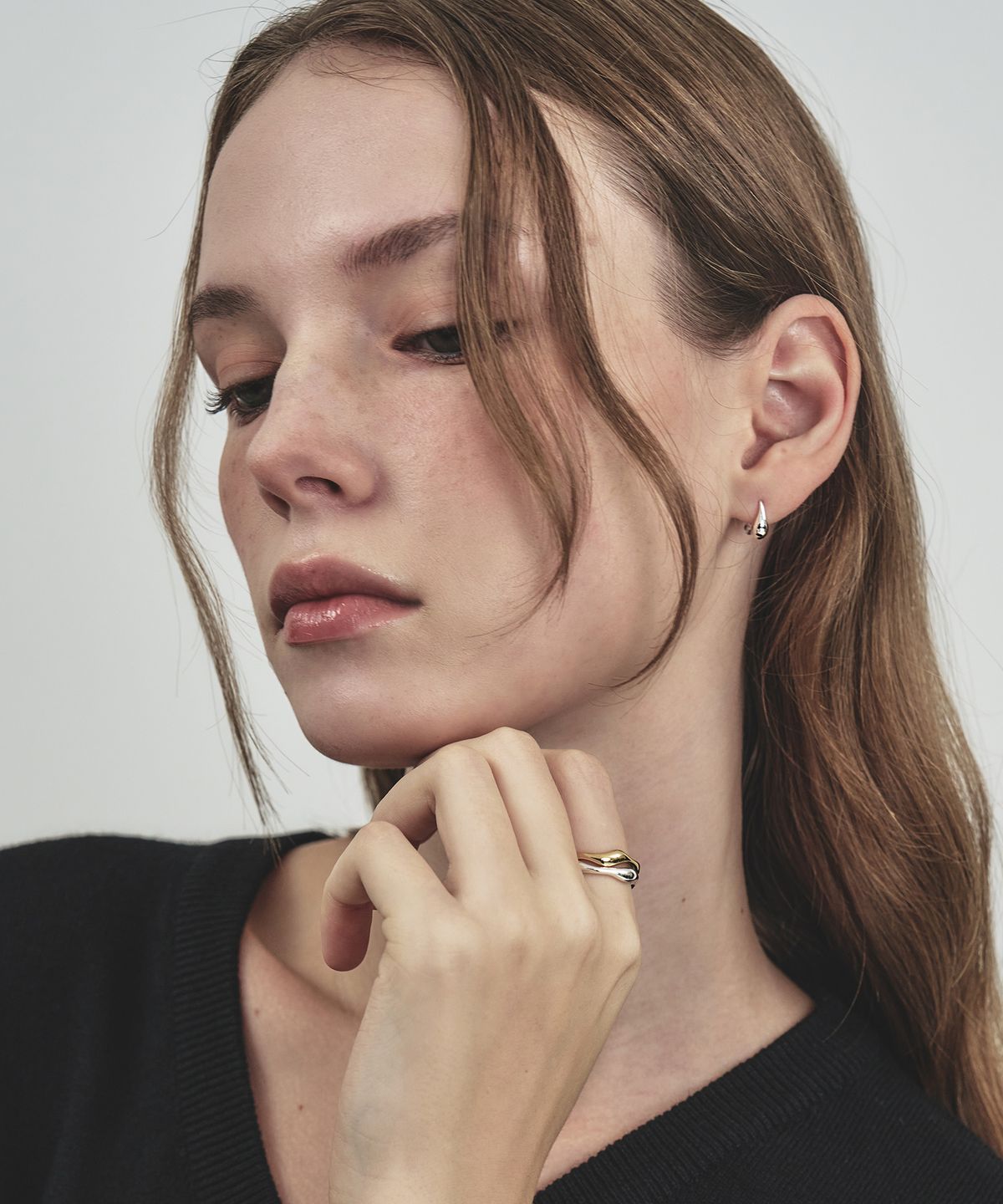 아티카 로우(ATTICA RAW) Ripple Ring 2종 세트 / RBT004