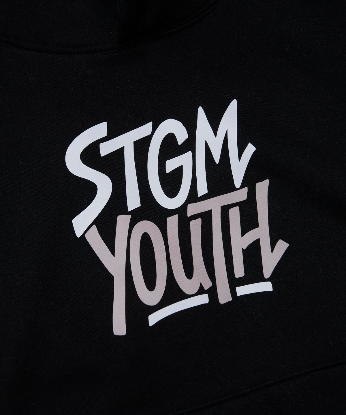 스티그마(STIGMA) [STGM youth] TAG HOODIE BLK