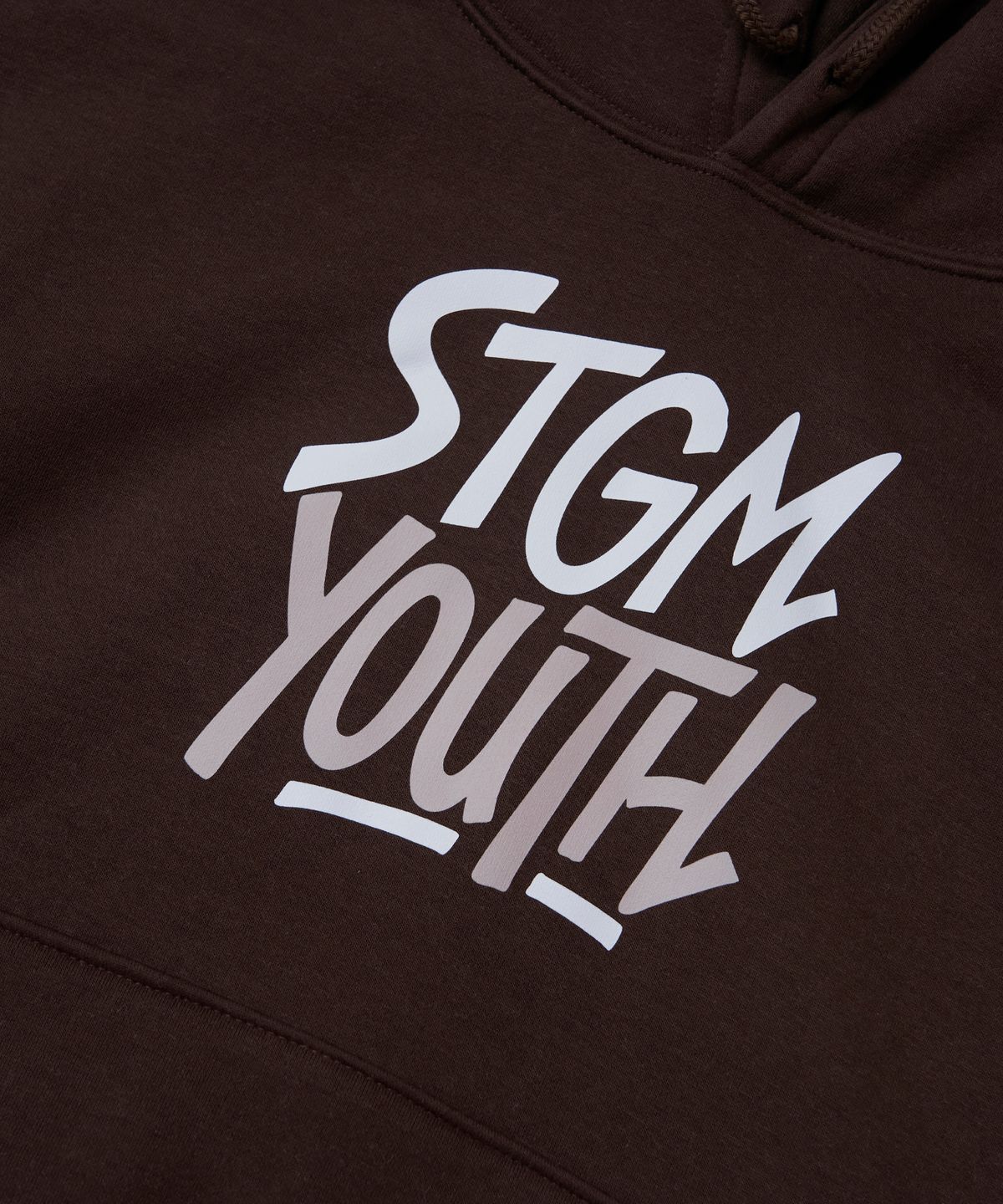 스티그마(STIGMA) [STGM youth] TAG HOODIE BRN