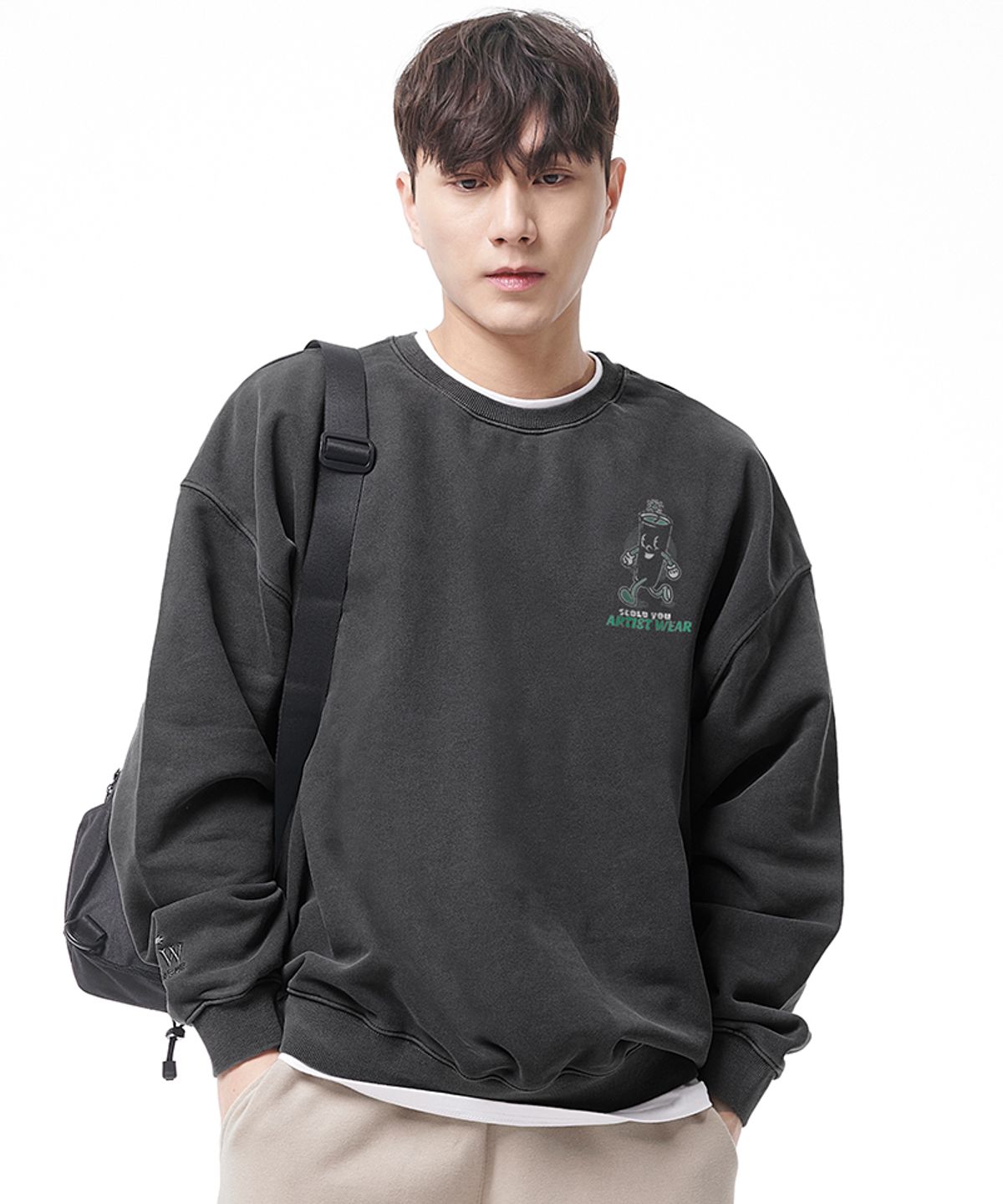 아티스트웨어(ARTISTWEAR) [ATW] 낫블러핑 피그먼트 맨투맨